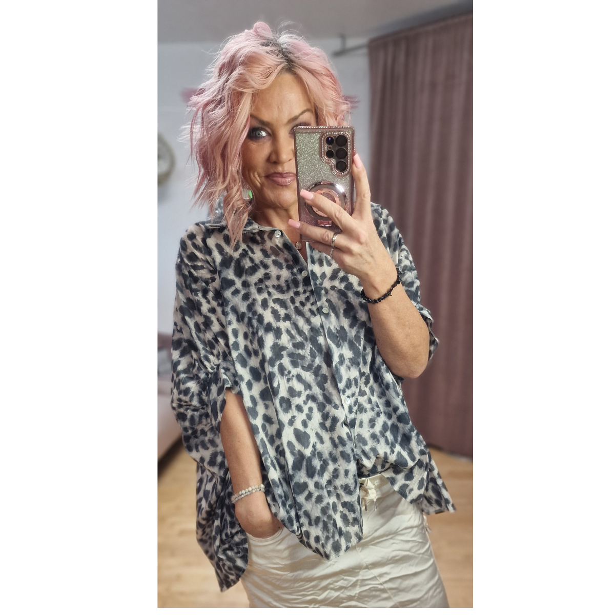 Leo Bluse Oversize 