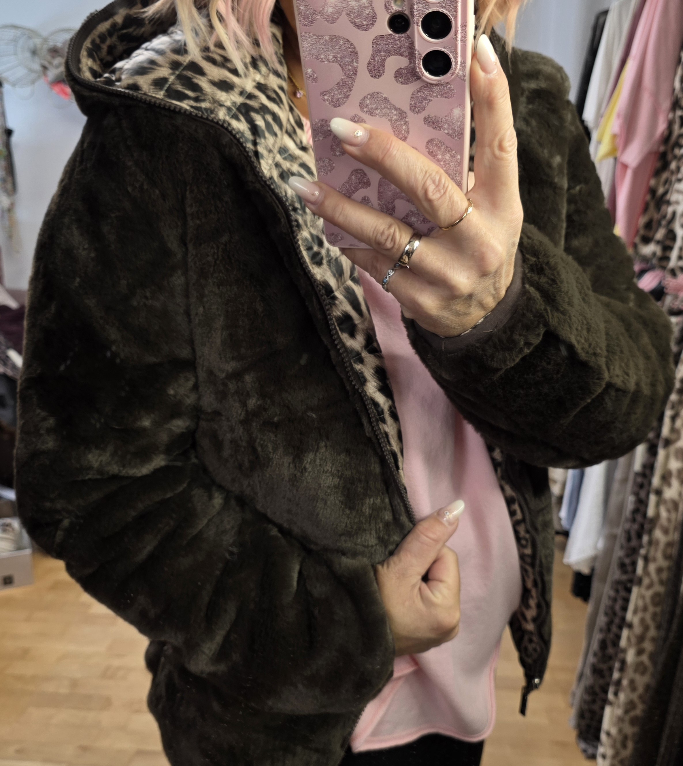 Leo Teddywende Jacke 