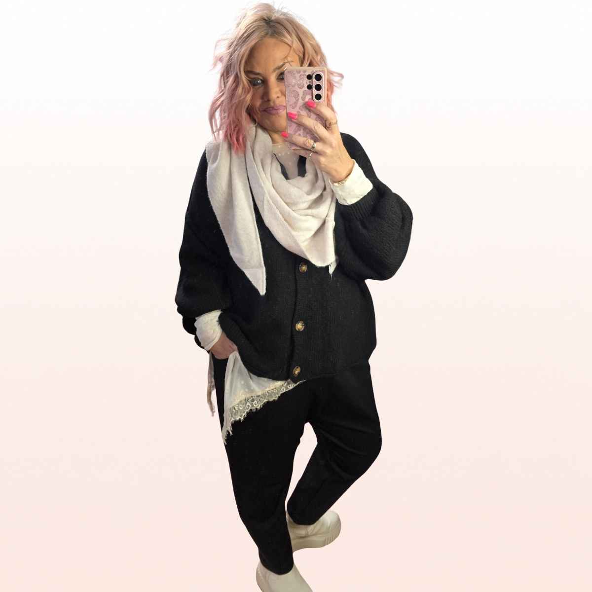 Edle Buntfalten Schlupfhose BESTSELLER (Buntfaltenbaggy)