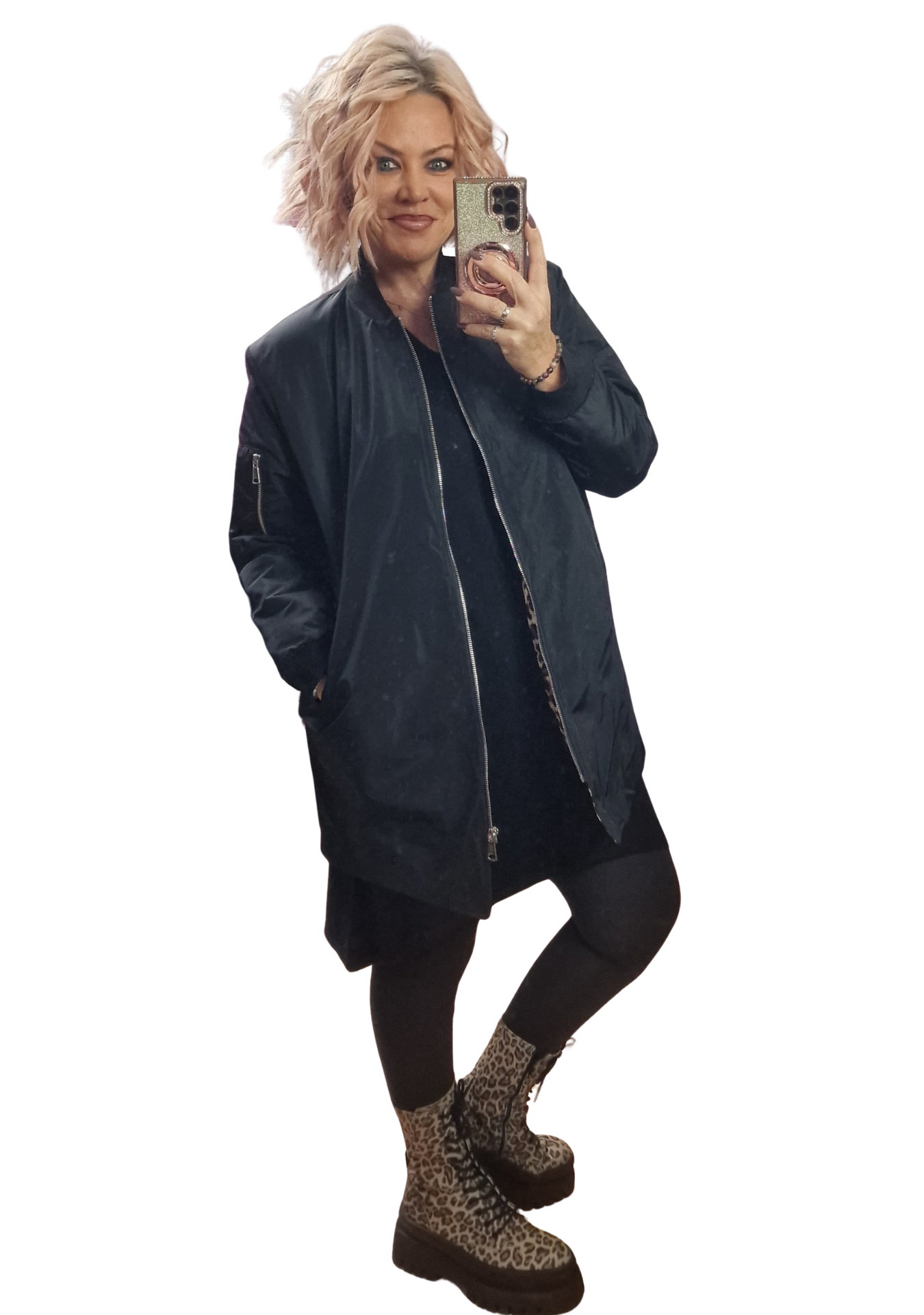 Herbstliche Bomberjacke Leo innenfutter