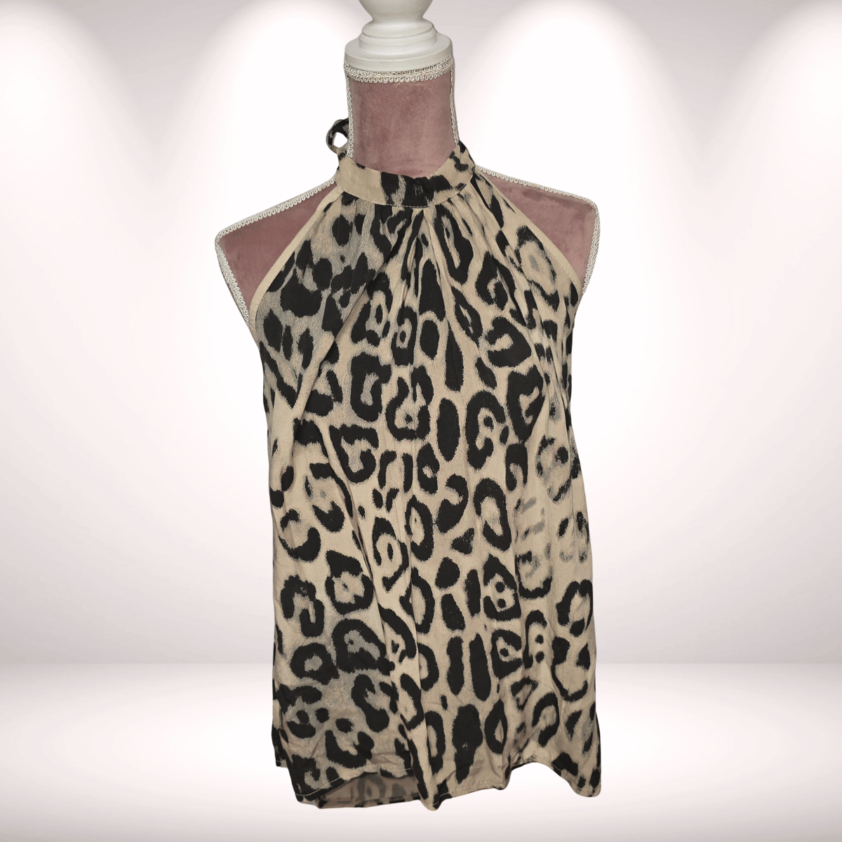 Vokuhila Neckholder Top / Shirt / Bluse