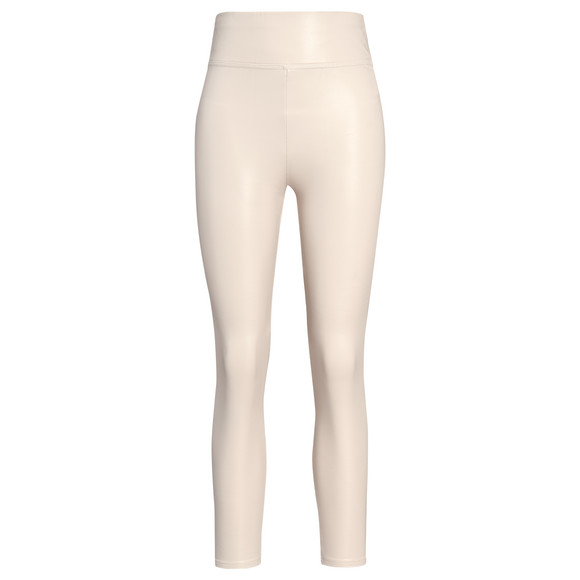 Lederimitat Legging Creme 