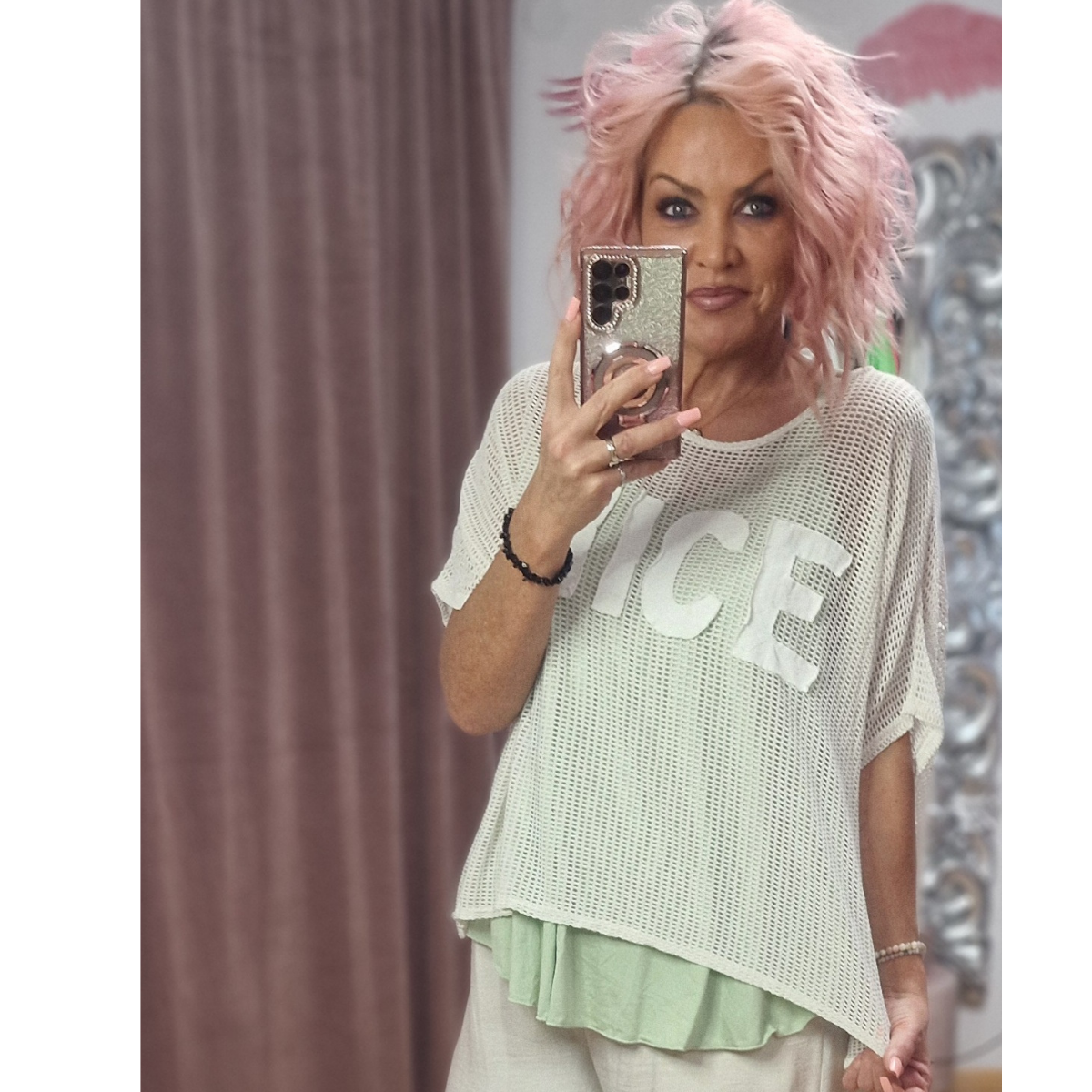 Netzshirt NICE 