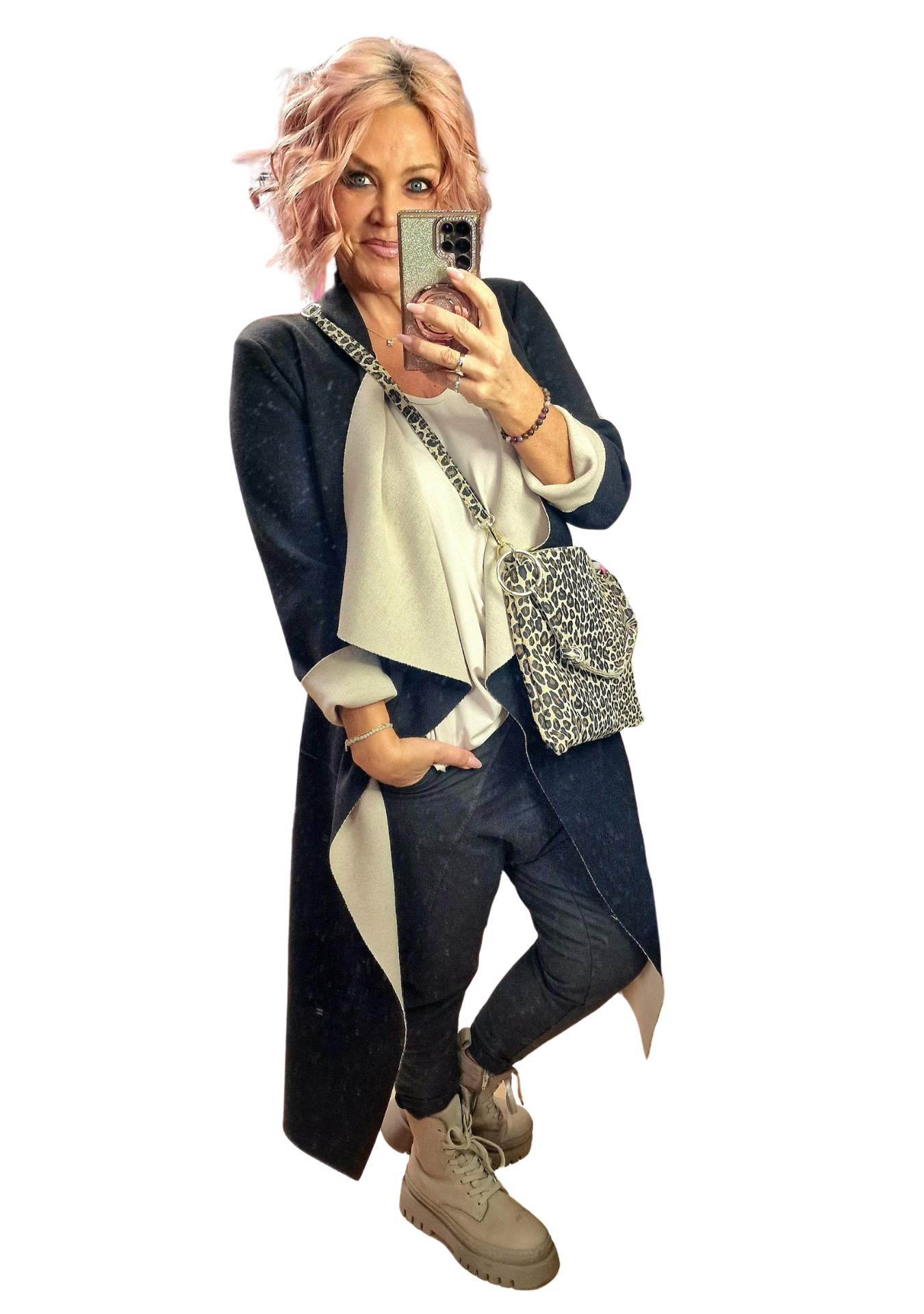 Revers Mantel 2 Farben