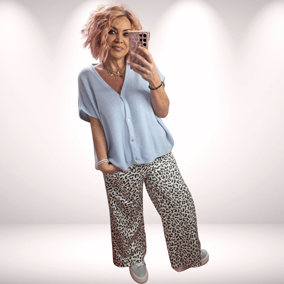 Pullunder zum Knöpfen - Hellblau Bestseller