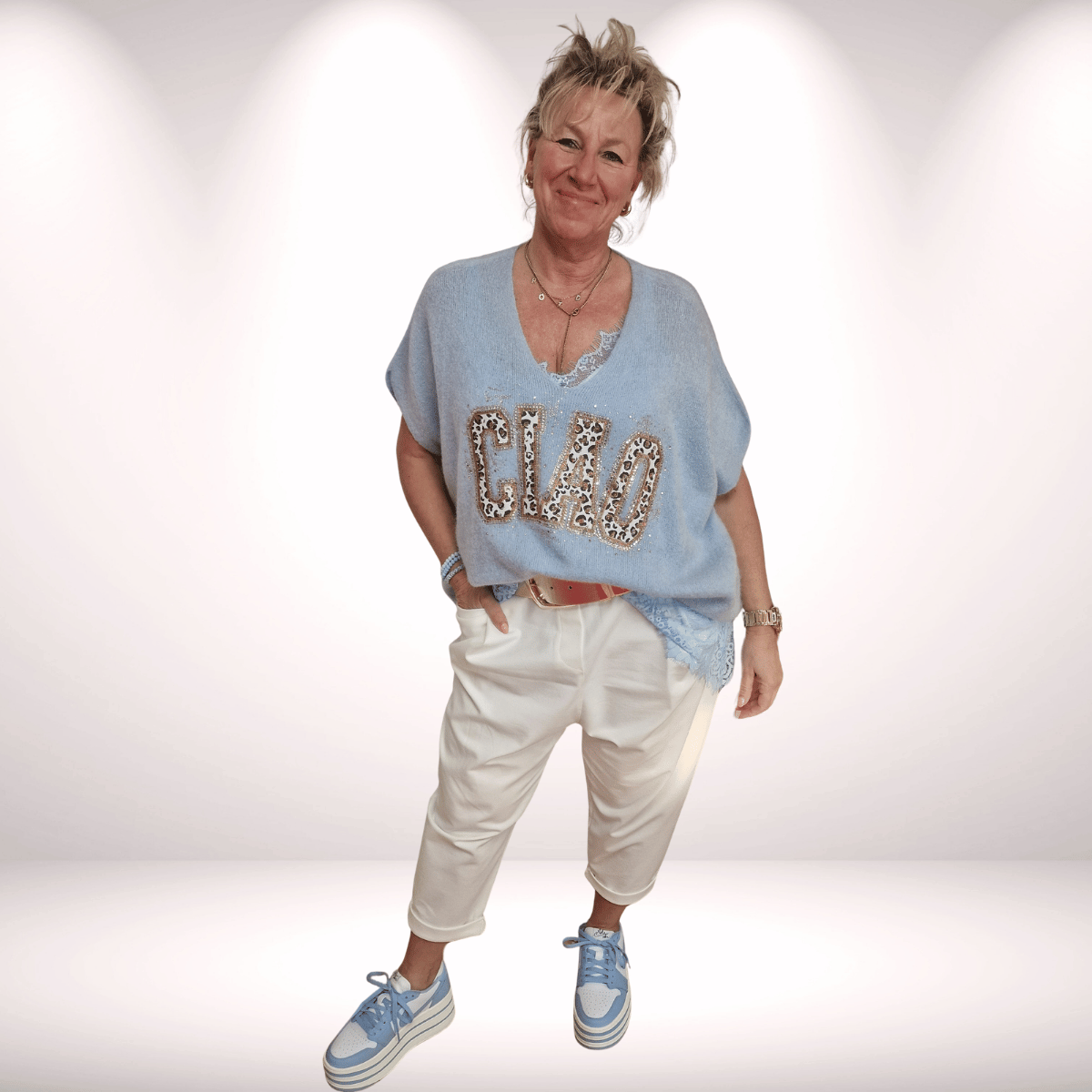 Pullunder "Ciao" - Hellblau