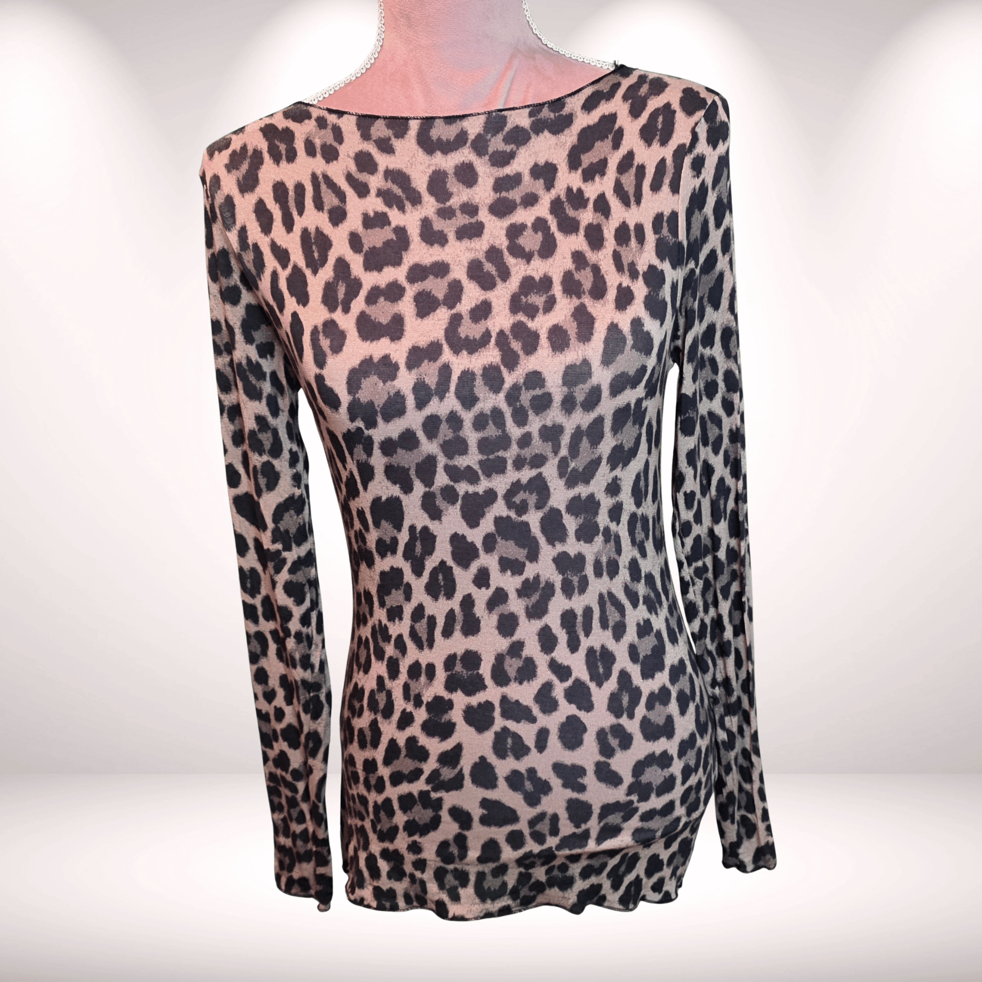 Longsleeve Cashmere Leo Style Taupe 