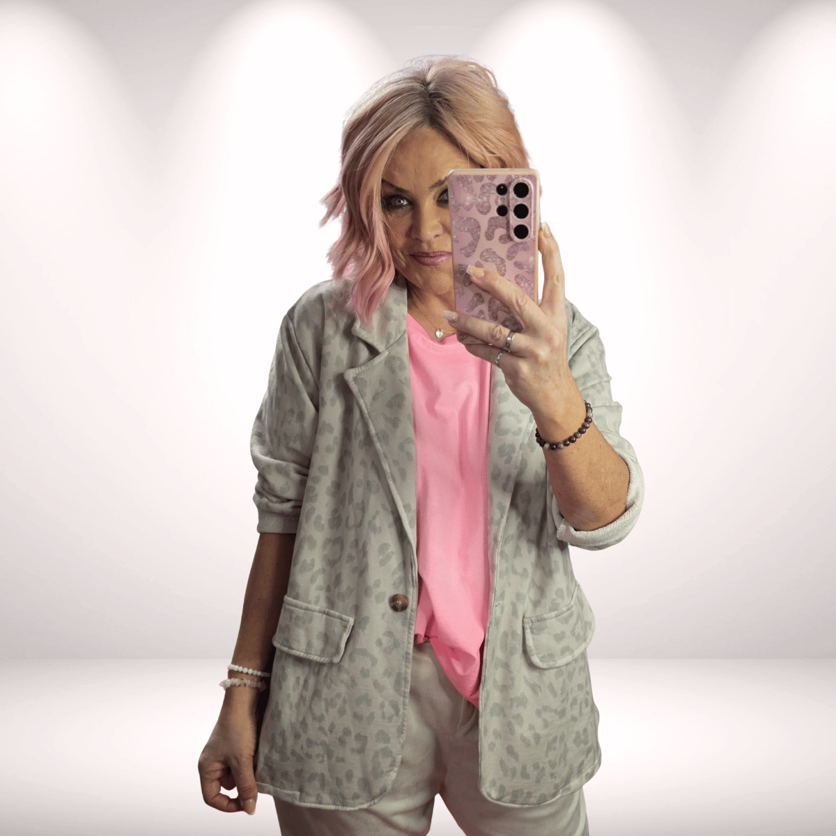 Blazer Sweaty Beige Leo