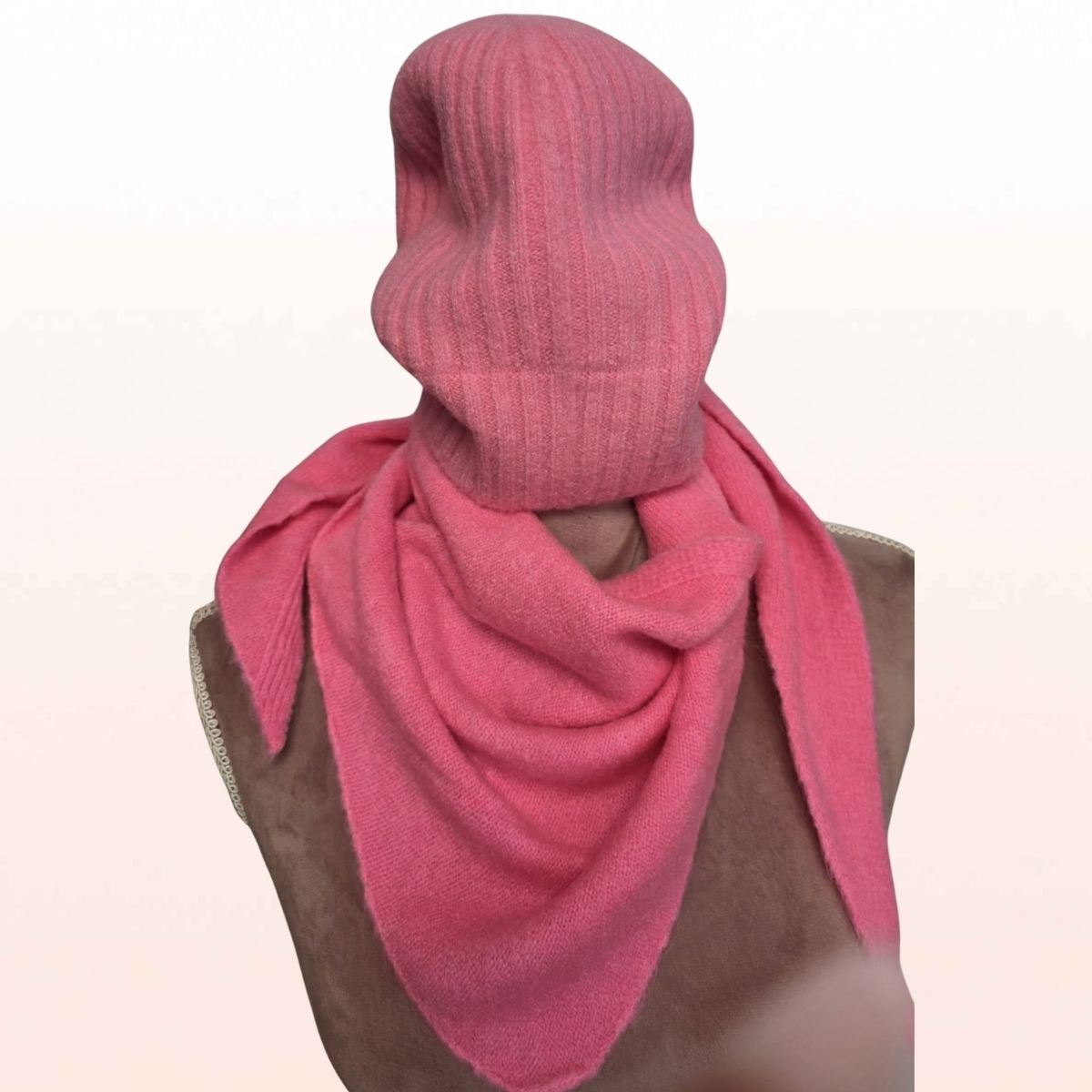 Strickmütze Pink – kuschelige Alpaka-Mütze
