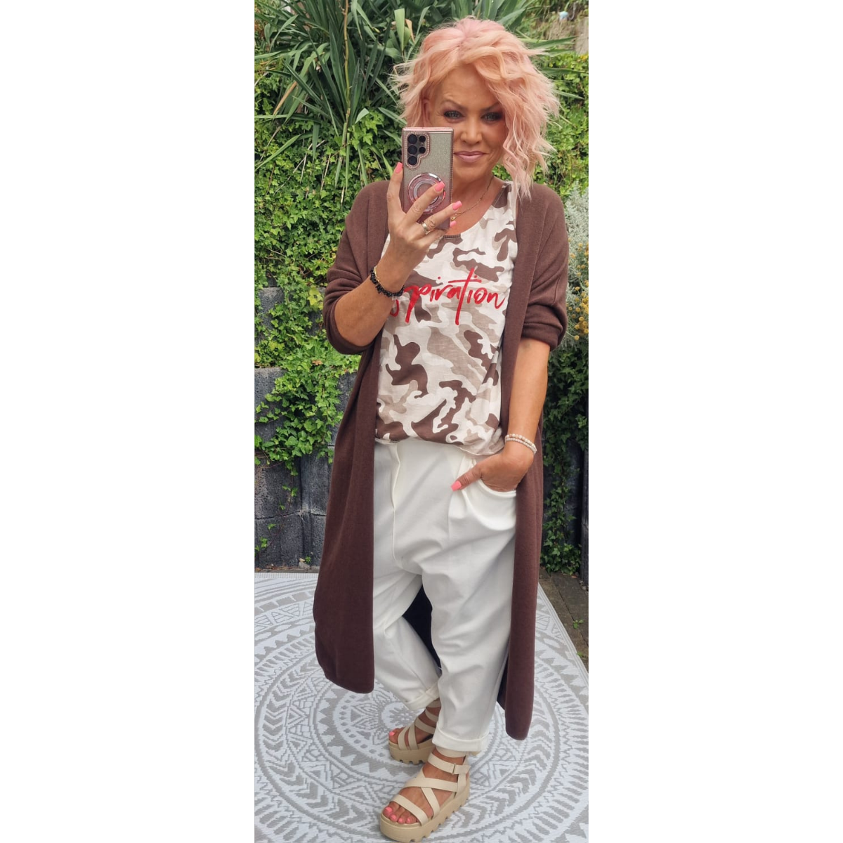 Longstrickjacke 