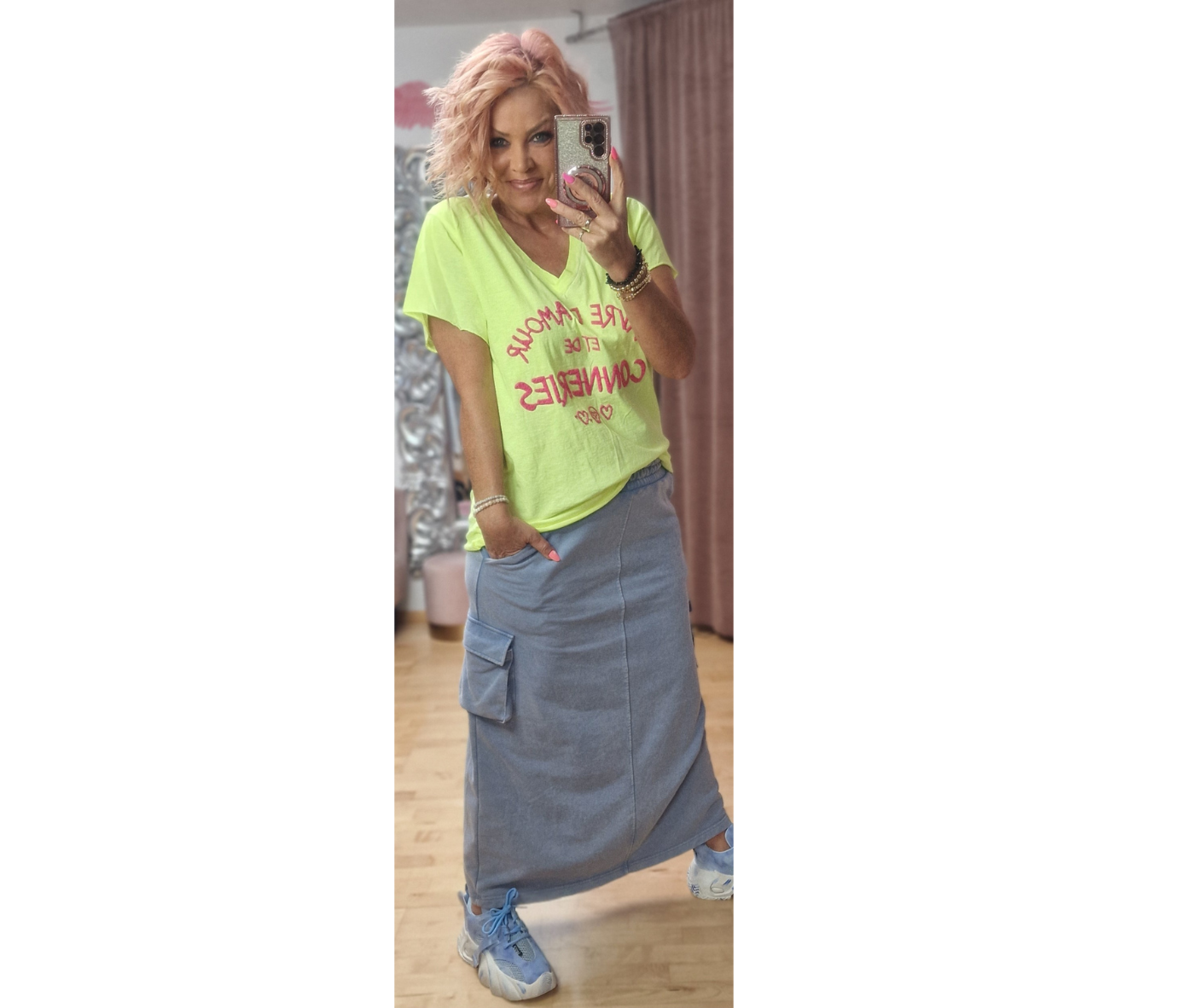 Sweatrock mit Taschen