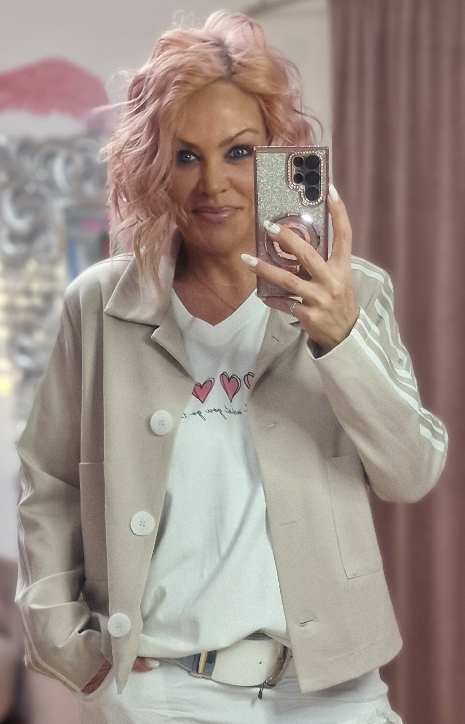 Blazer gerader Schnitt 