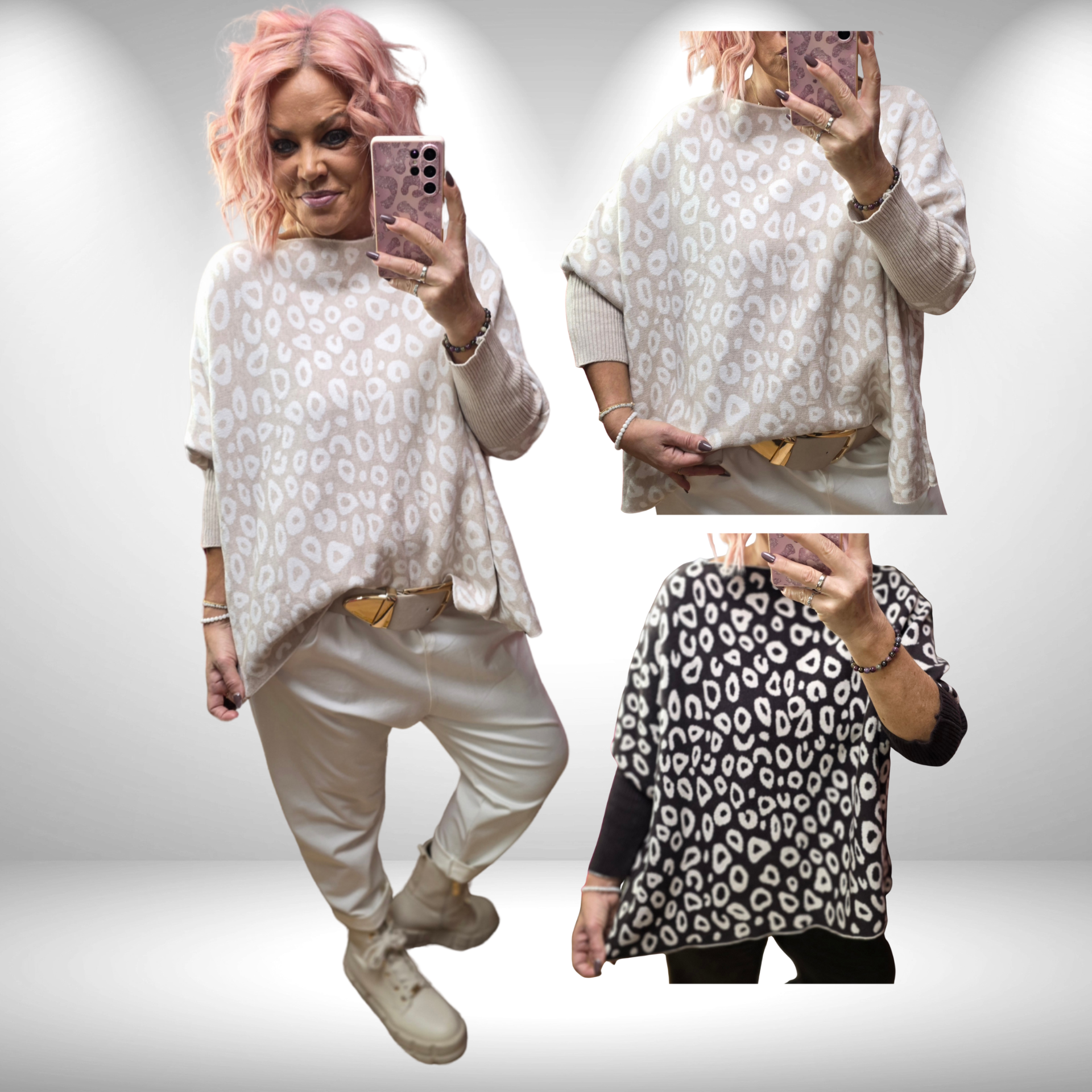 Poncho-Pulli Leo 2 Farben 