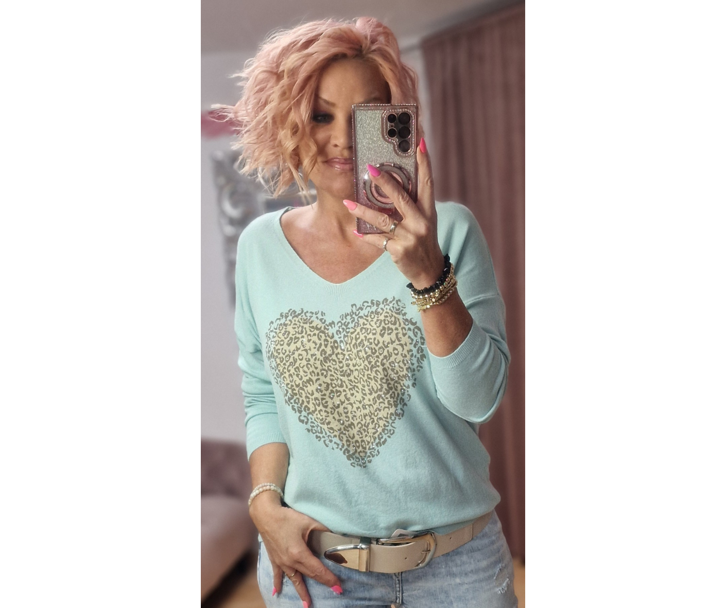 Feinstrickpulli Leo Herz 