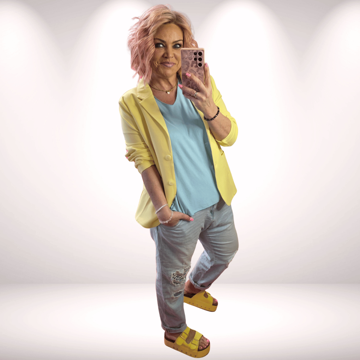 Blazer Trend – Gelb | tailliert & modern