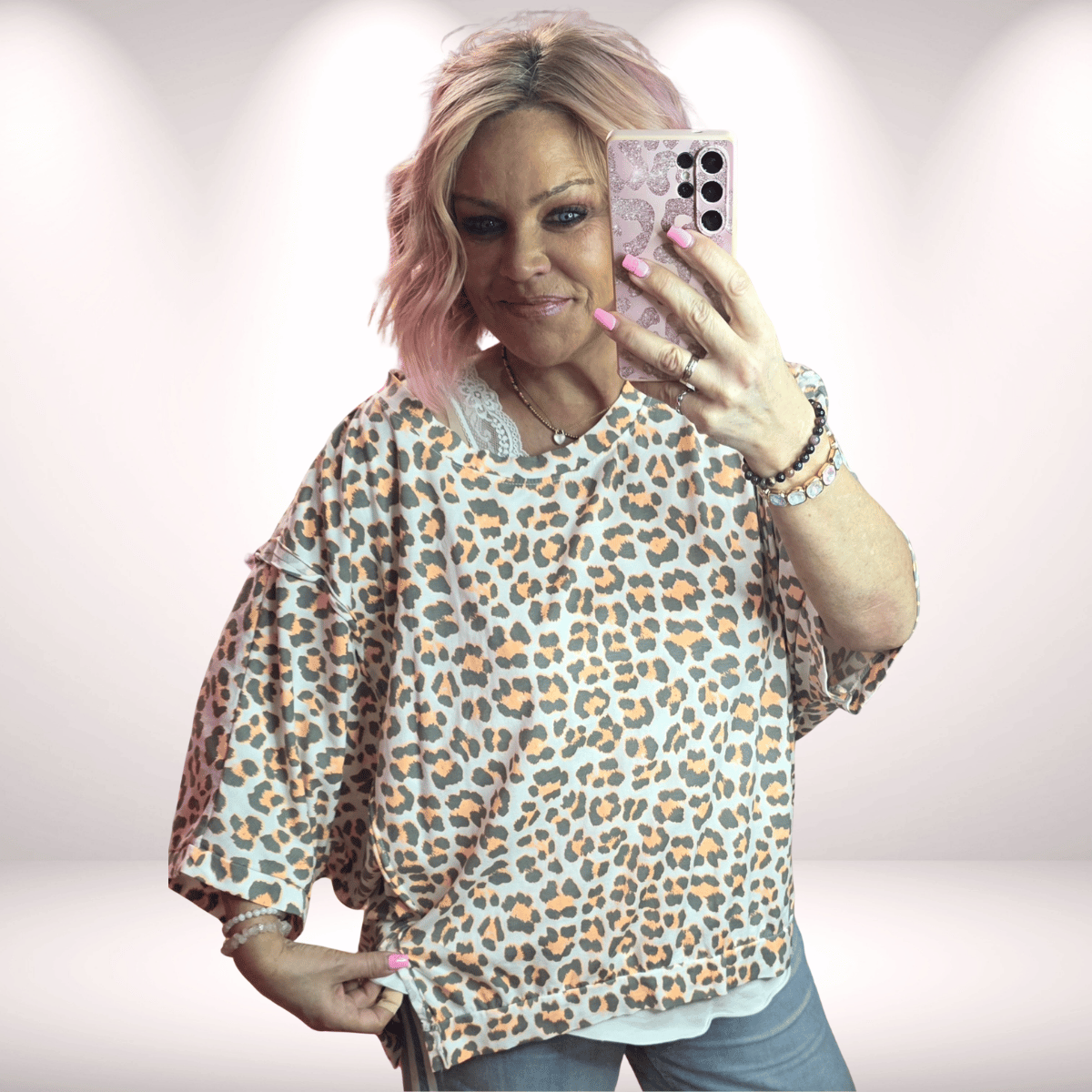 Leo Shirt Oversize – Neonorange 