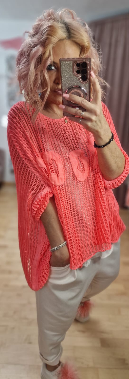 Rock Pullover Netz