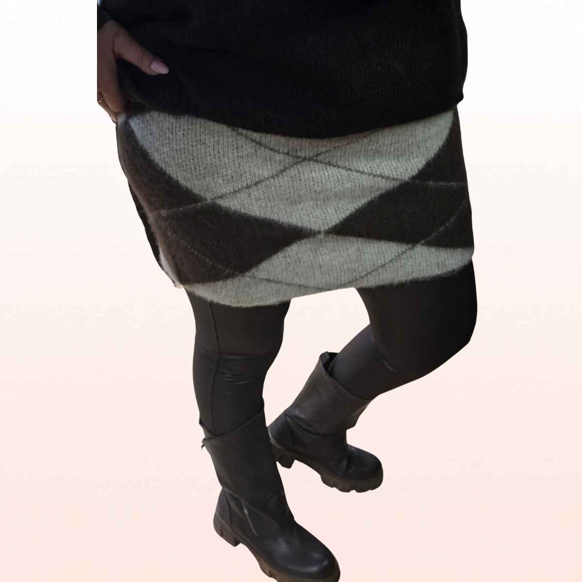 Lederimitat Leggings Brown Bestseller