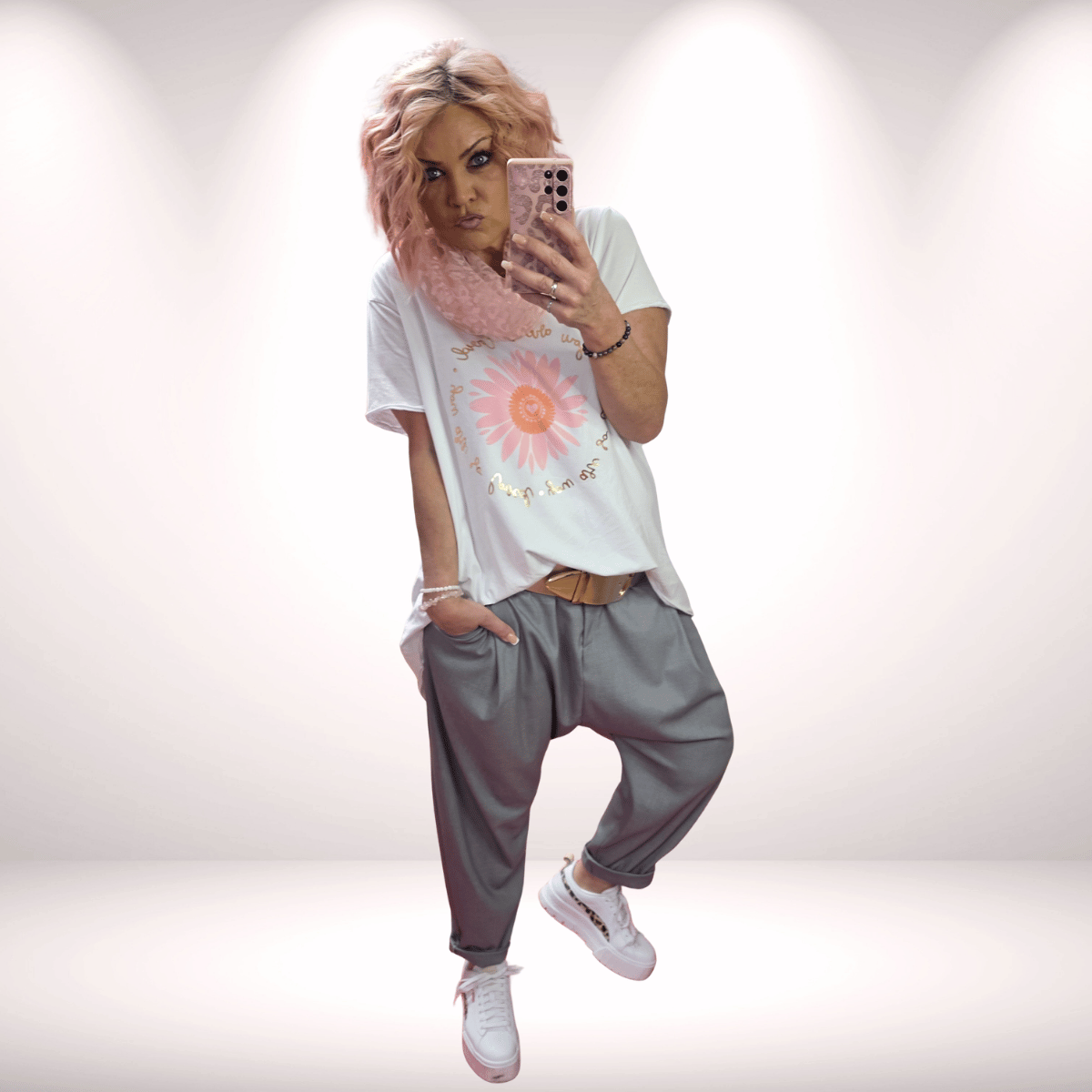 Baggy „Glamour“ – Mittelgrau