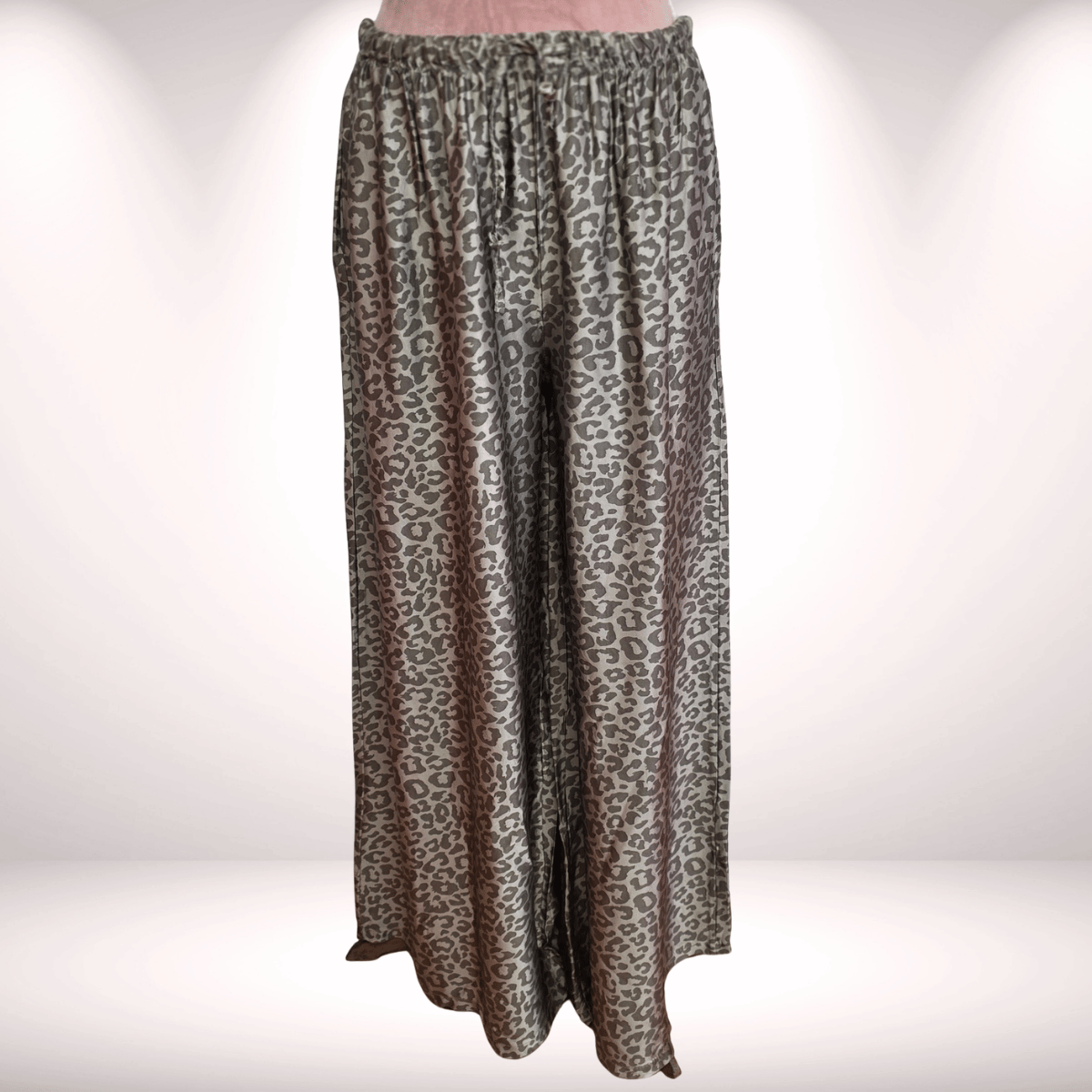 Marlene Hose – Leo Taupe  | Viskose & Seide