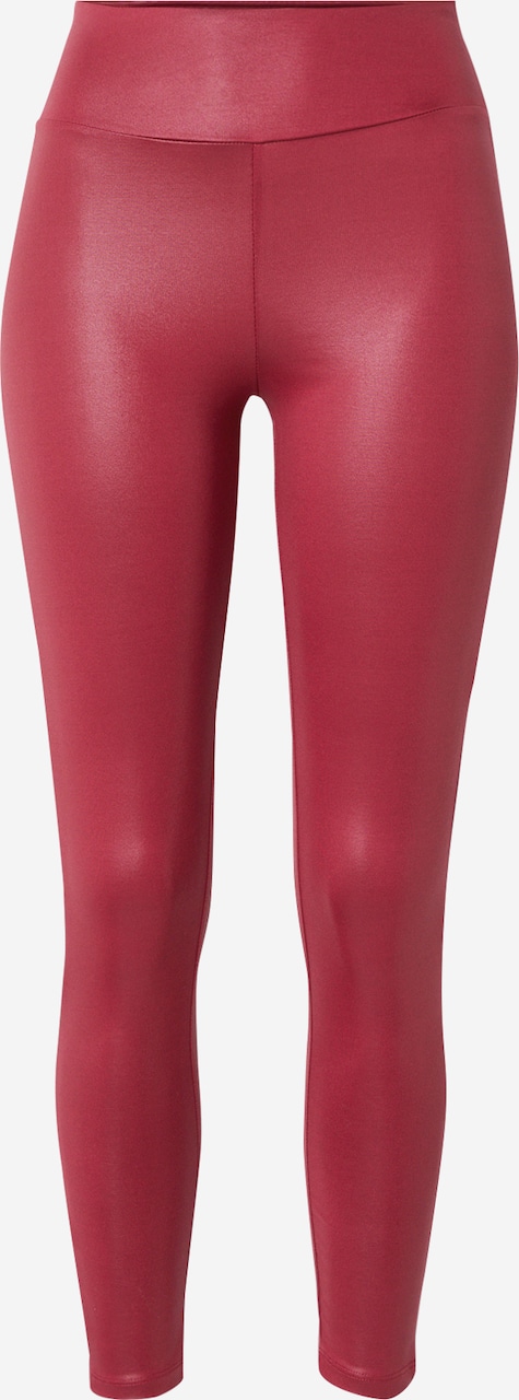 Lederimitat Legging Rot 