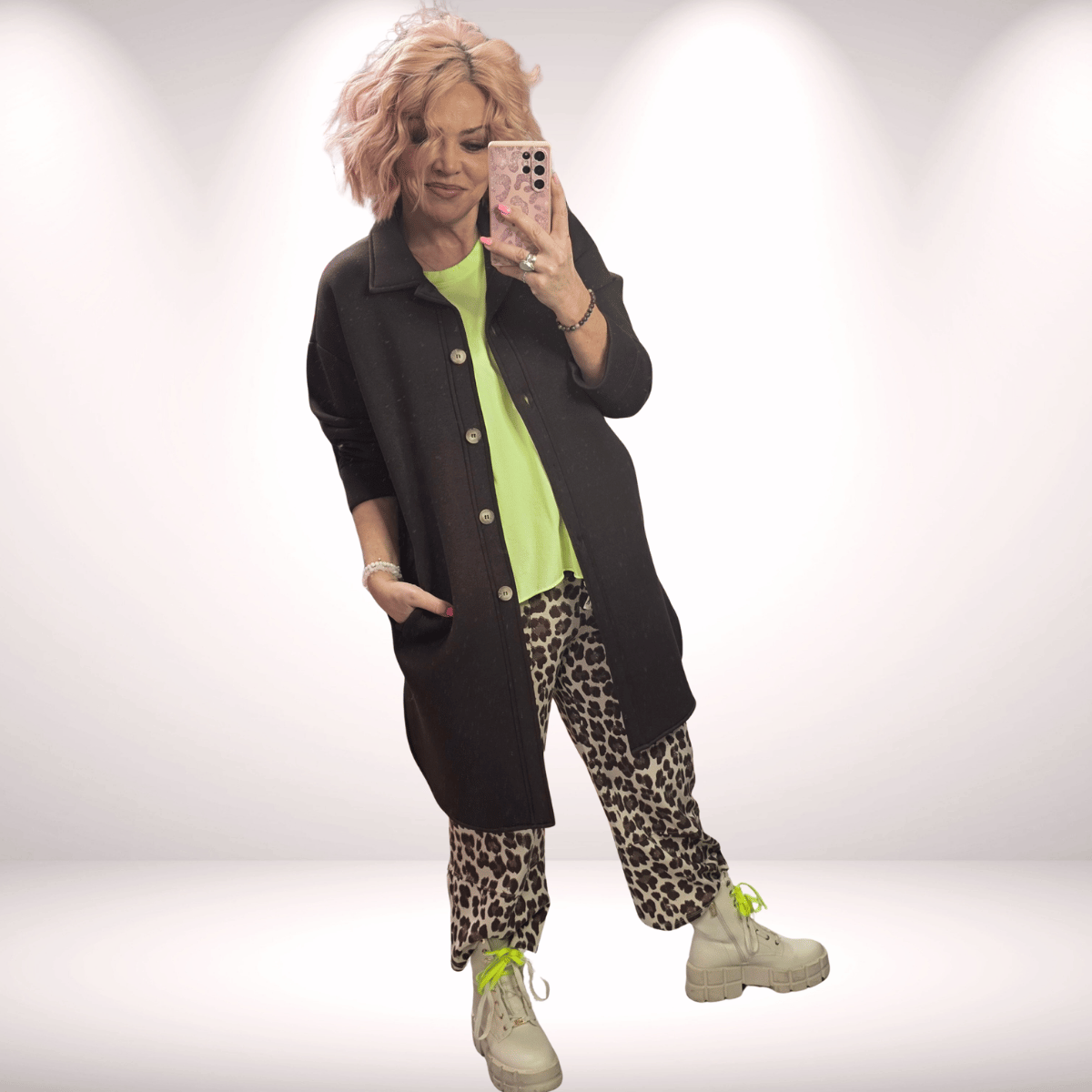 Hemdjacke schoko Allrounder mit seitenschlitzen