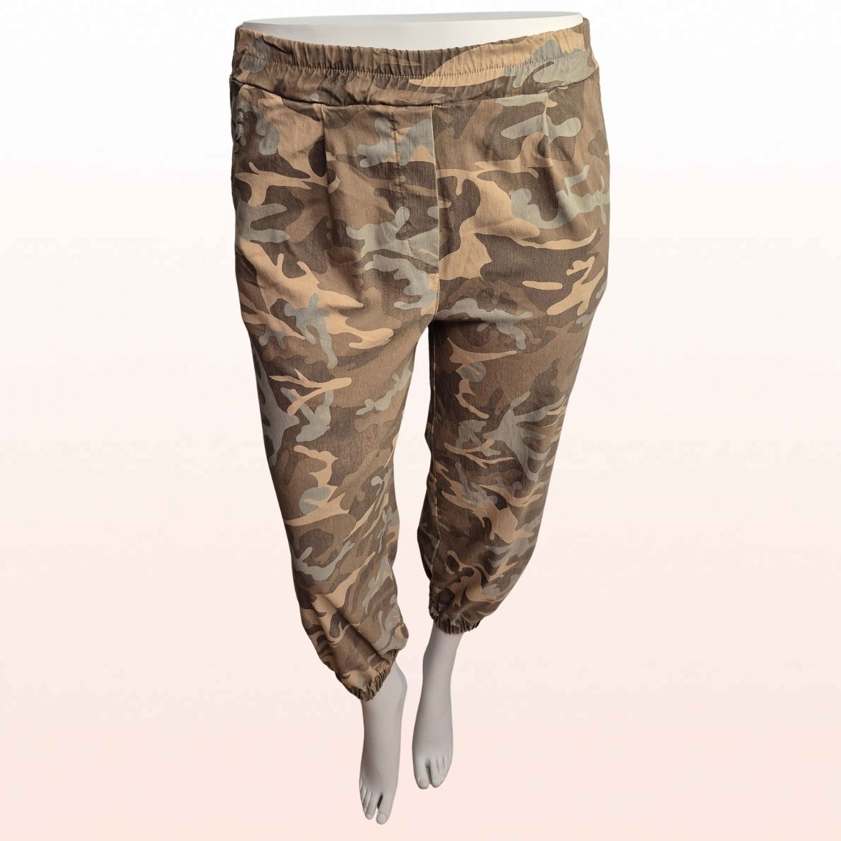 Ballonhose Camouflage Camel - Damen