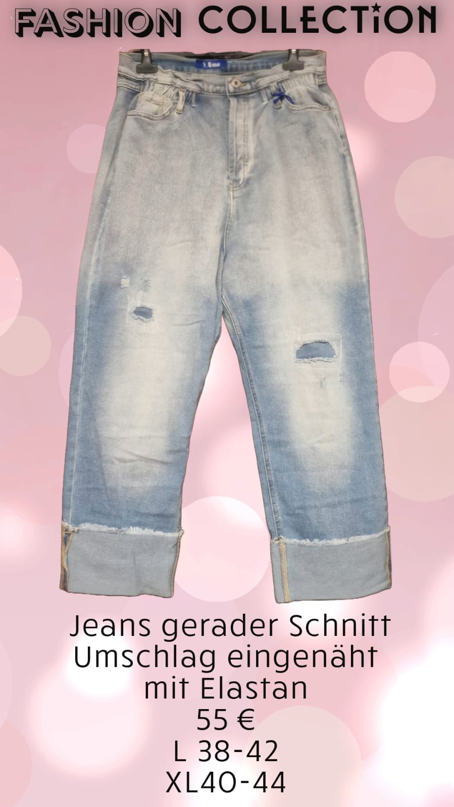 Jeans gerader Schnitt 