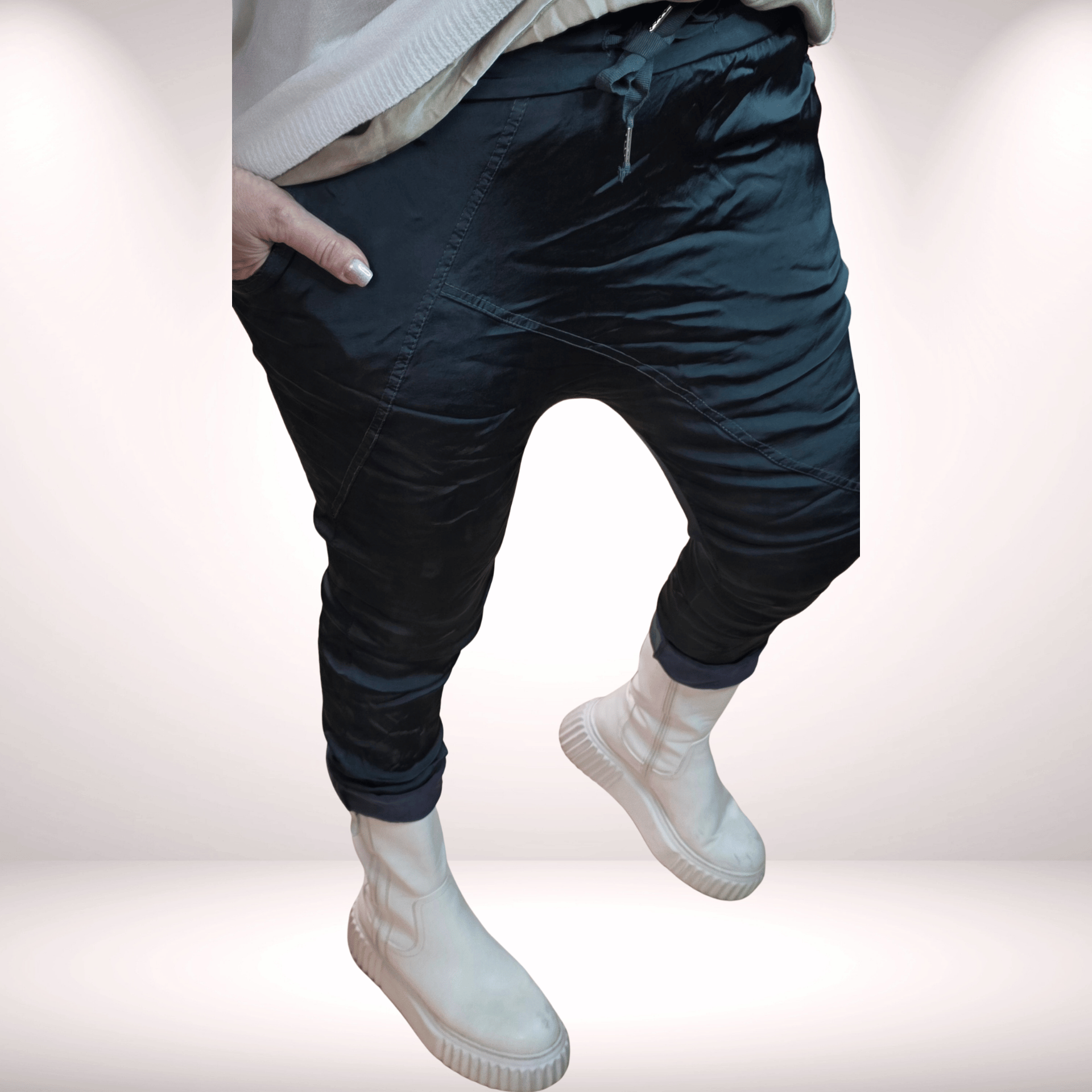 Baggy Glänzi Anthrazit