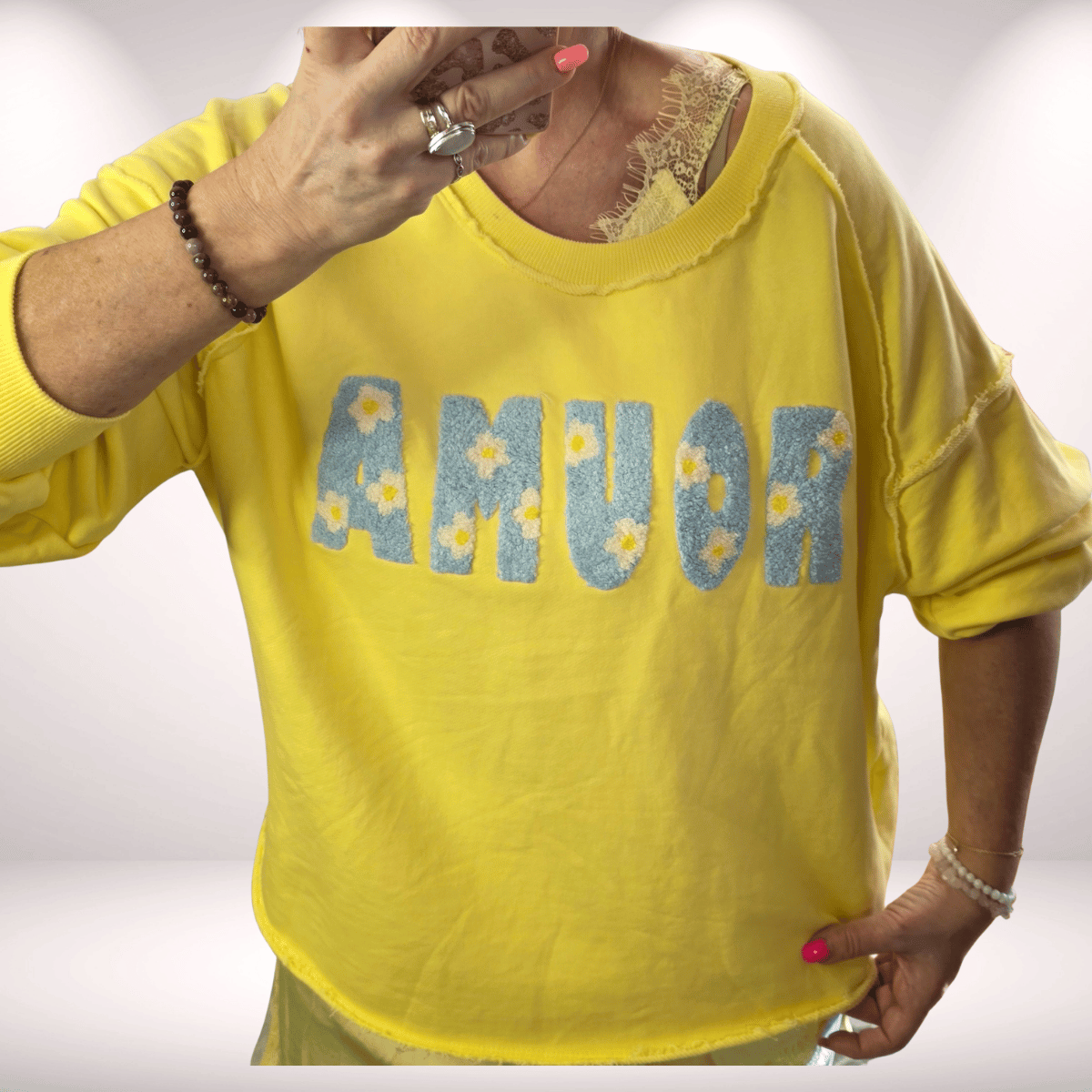 Sweaty „Amour“ – gelb