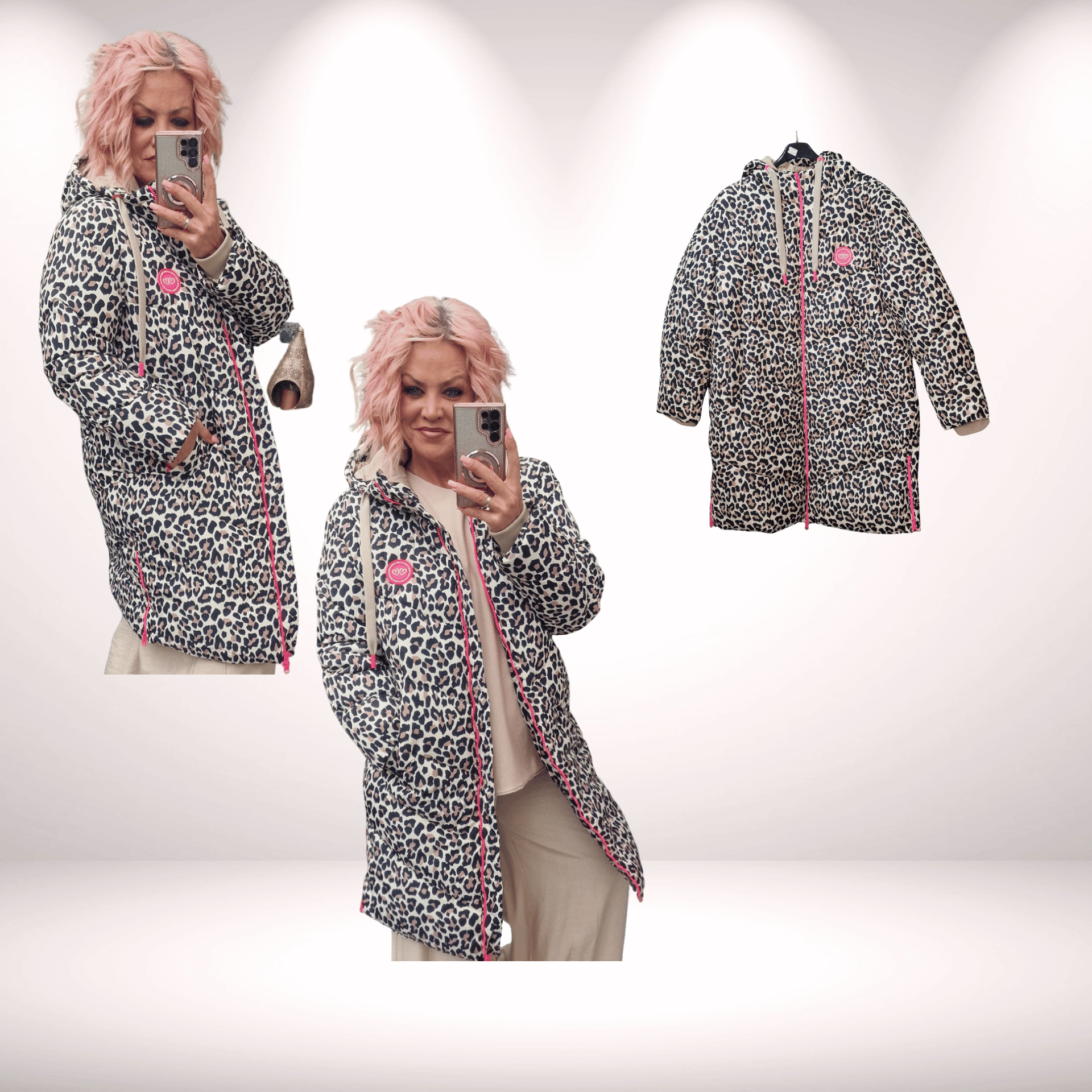 Steppmantel Allover Leo Zwillingsherz  