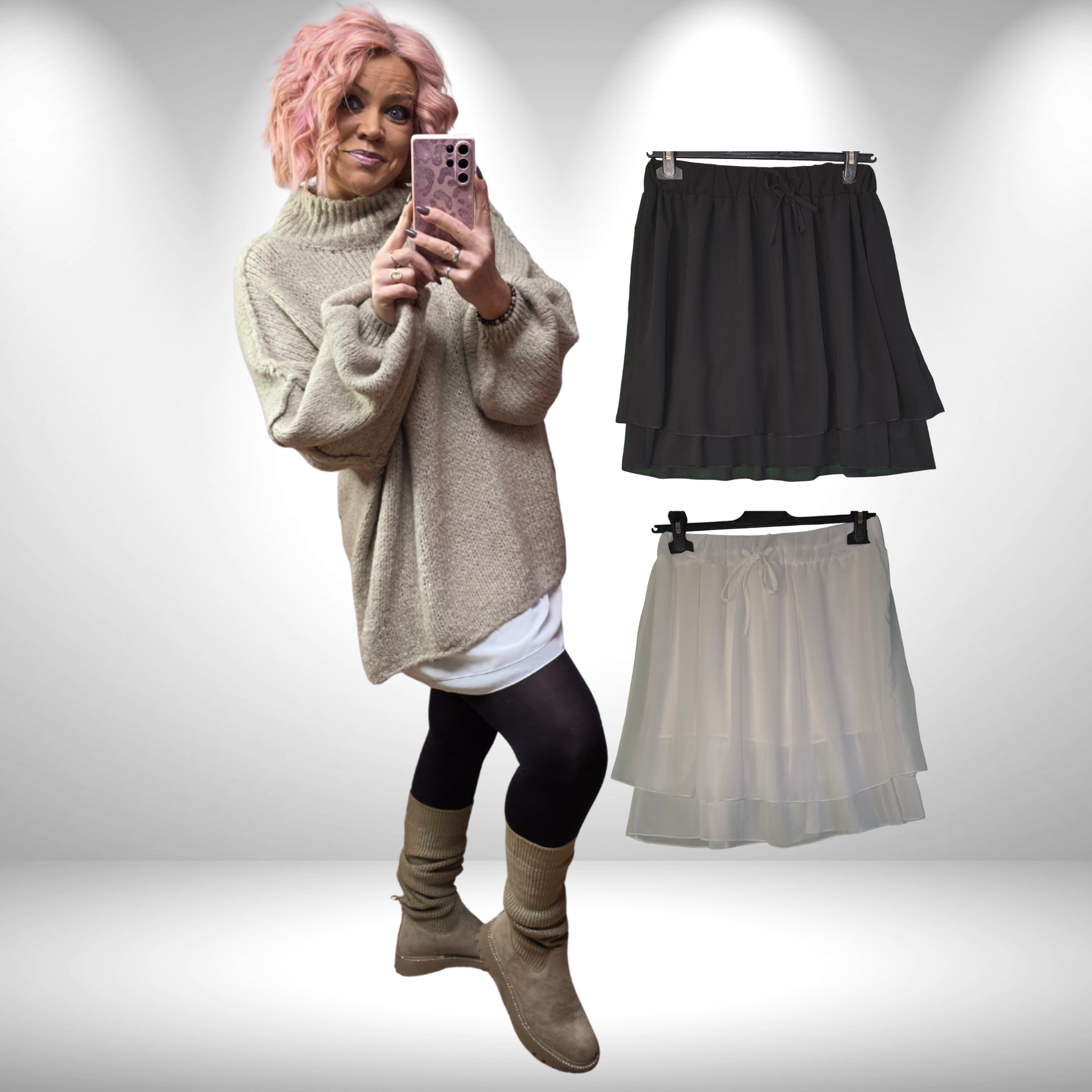 Rock doppellagig  2 in 1