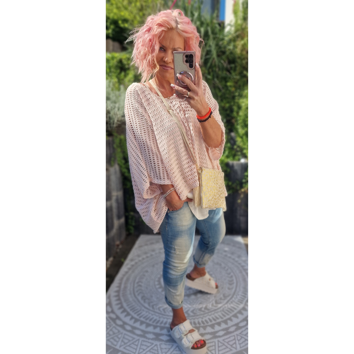 Jeans Creme Waschung 