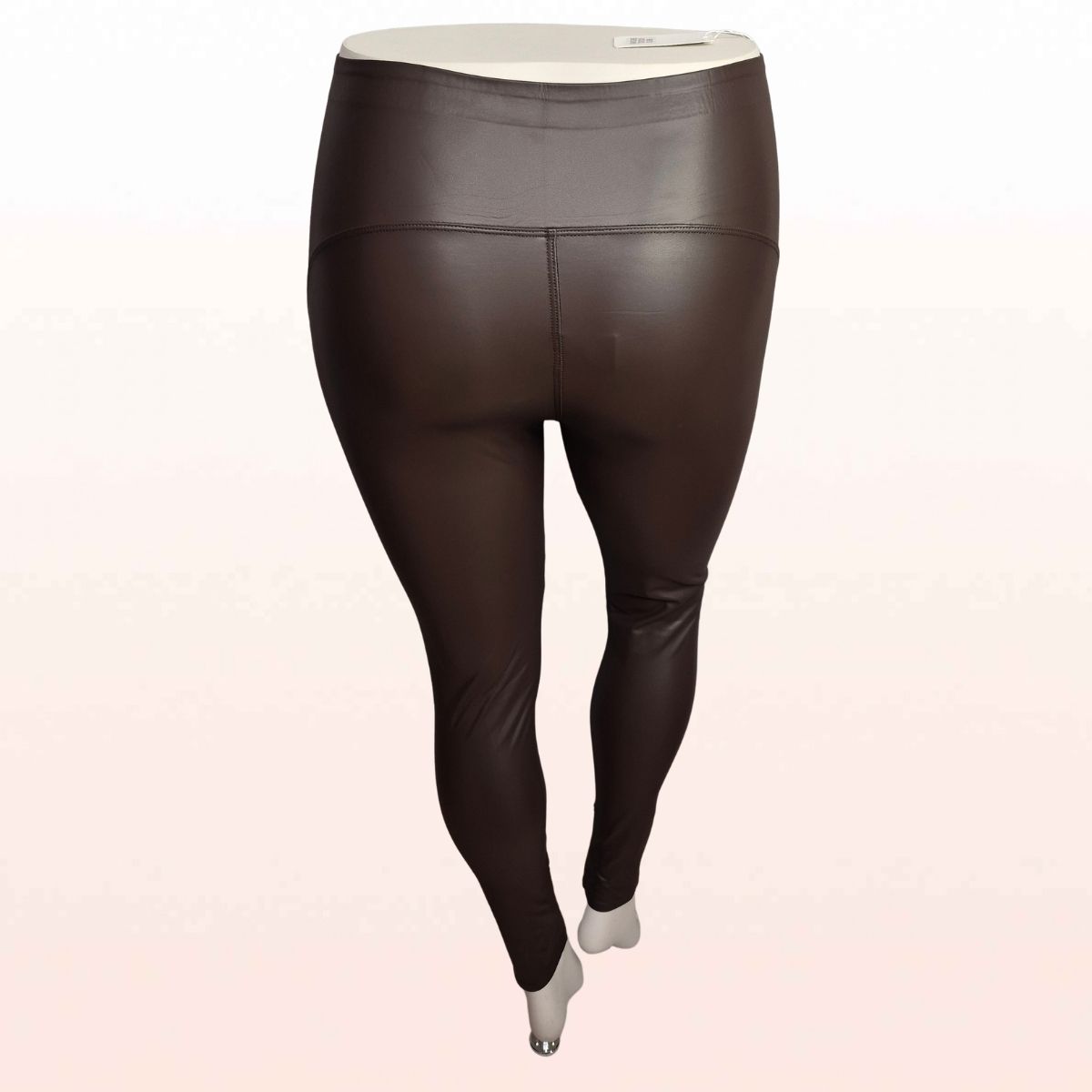 Lederimitat Leggings Brown Bestseller