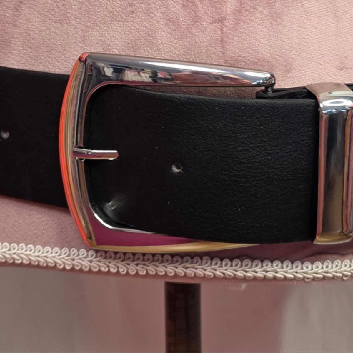 Kaschier-Gürtel schwarz 85cm