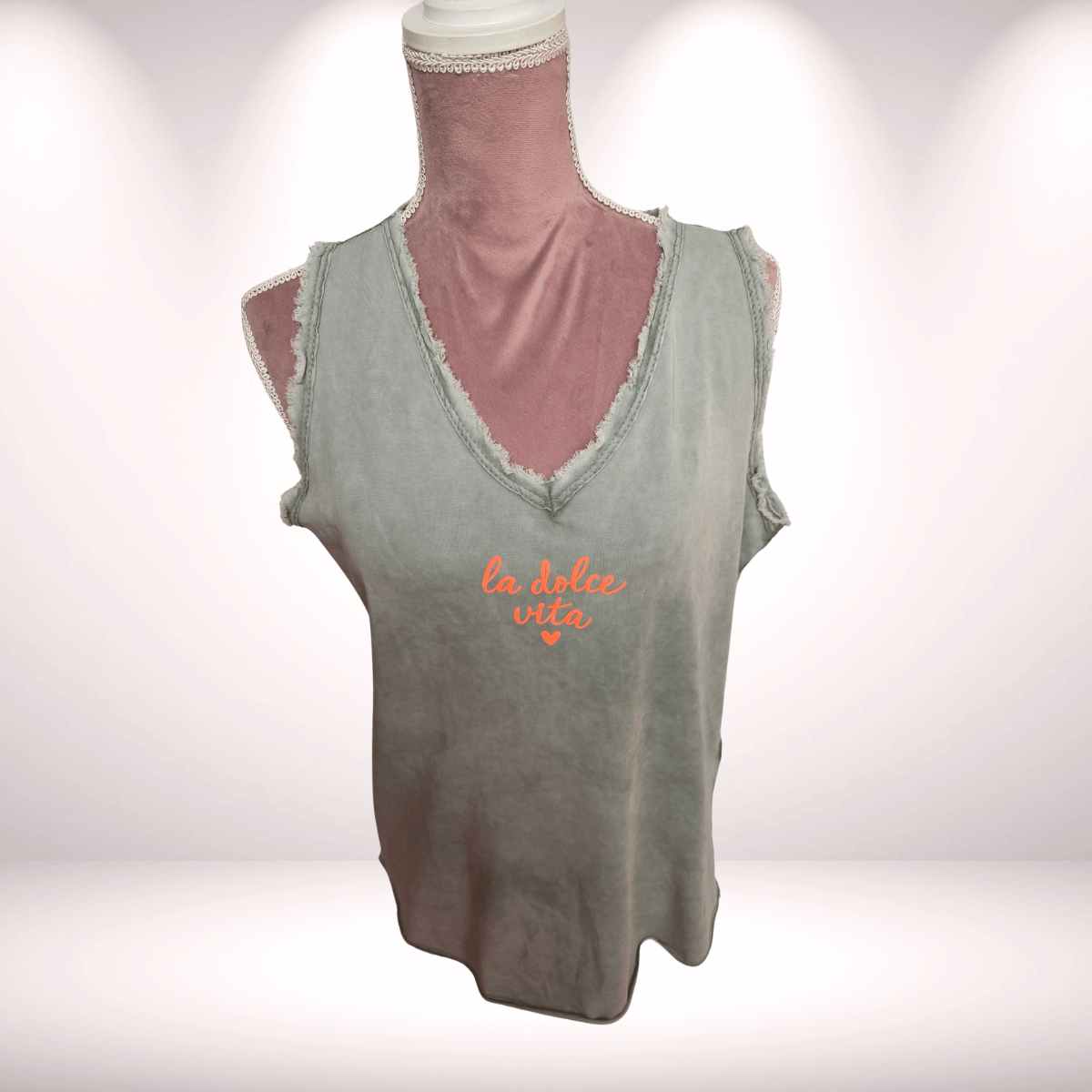 Top „La Dolce Vita“ – in Khaki 