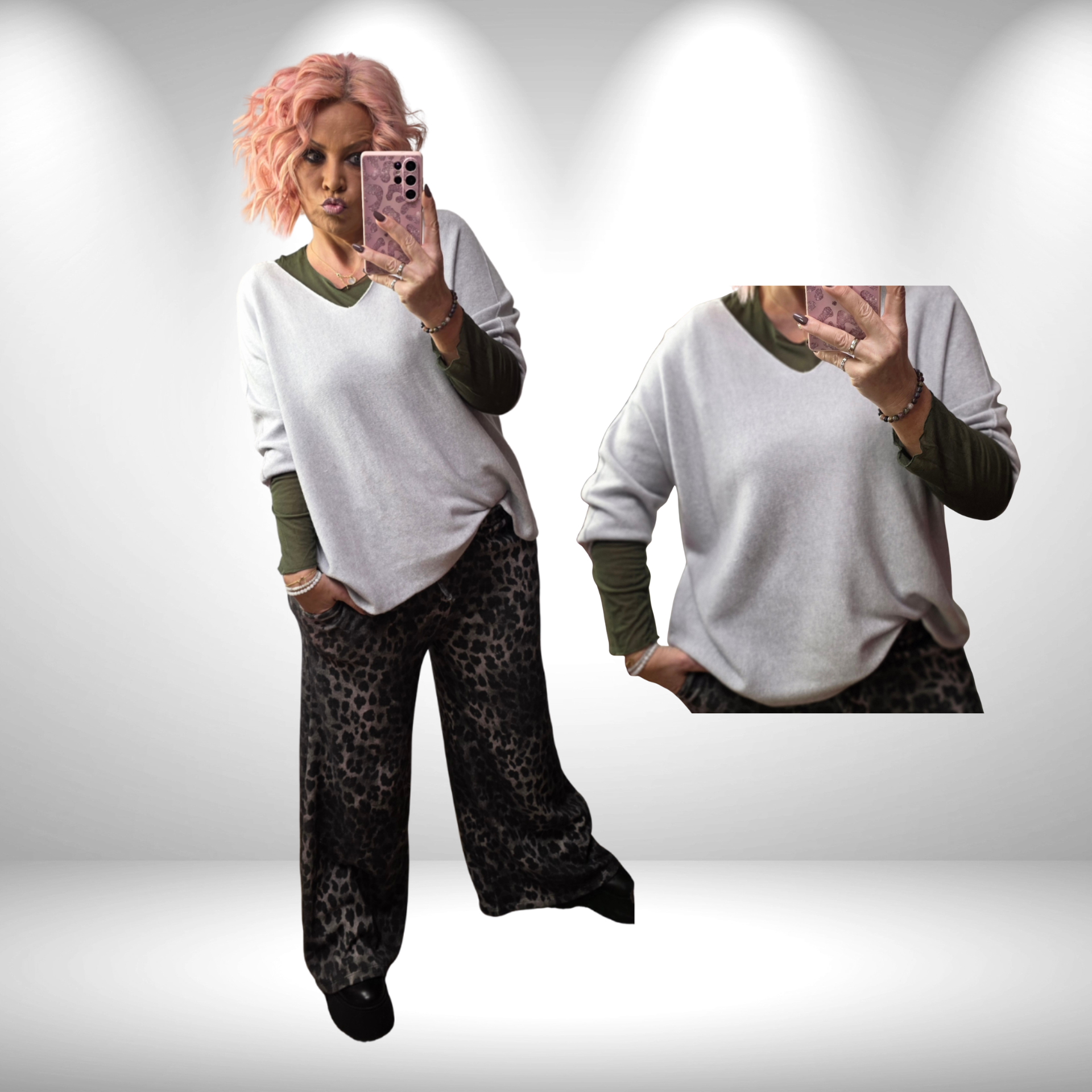 Pulli Halbarm Basic 2 Farben 