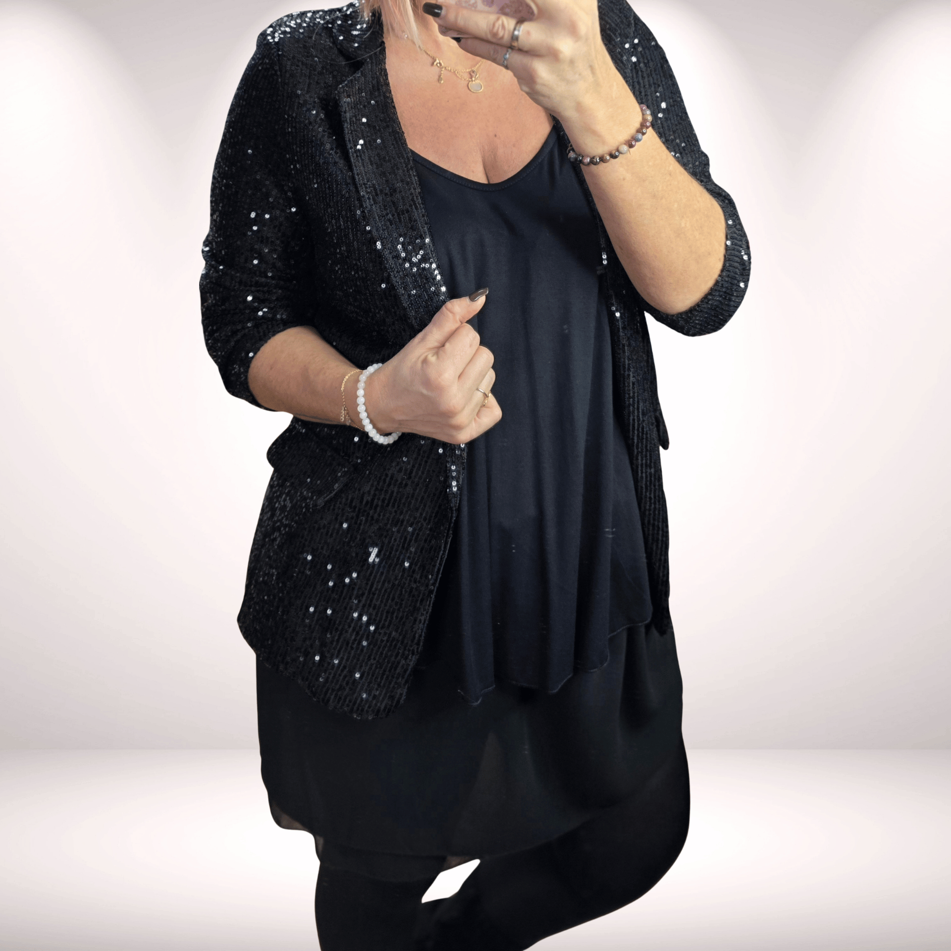 Weihnachts SPECIAL Pailetten Blazer 